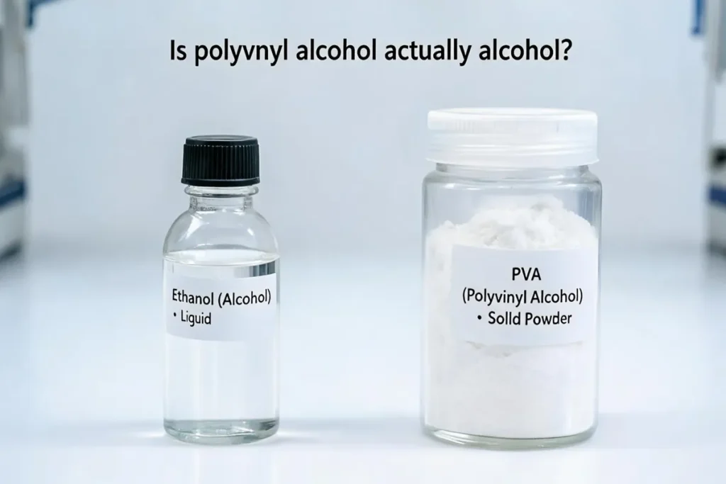 Is Polyvinyl Alcohol Actually Alcohol?