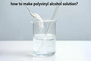 how to make polyvinyl alcohol solution?