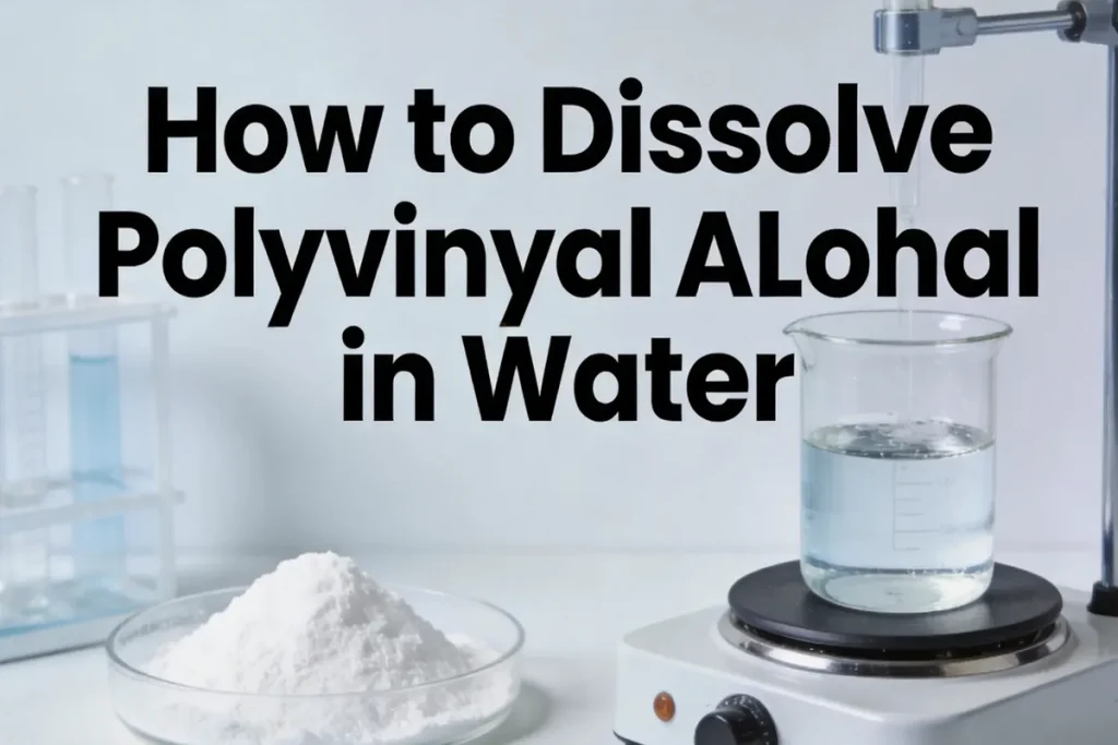 How to Dissolve Polyvinyl Alcohol in Water