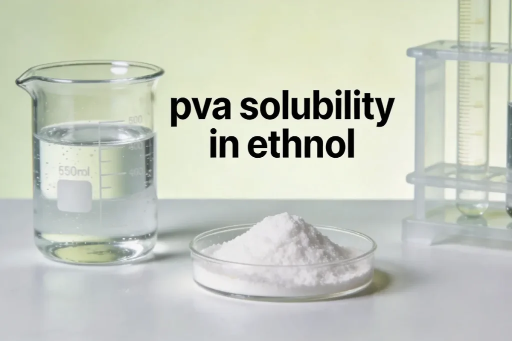 pva solubility in ethanol