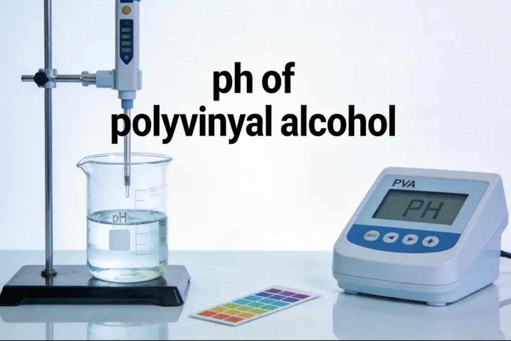 ph of polyvinyl alcohol