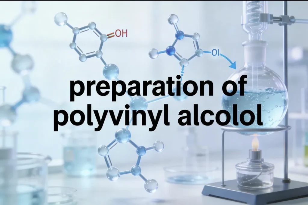 preparation of polyvinyl alcohol