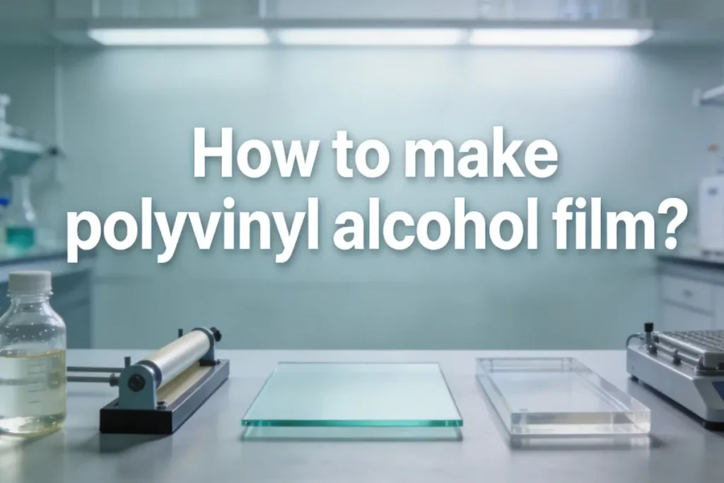 How to make polyvinyl alcohol film?