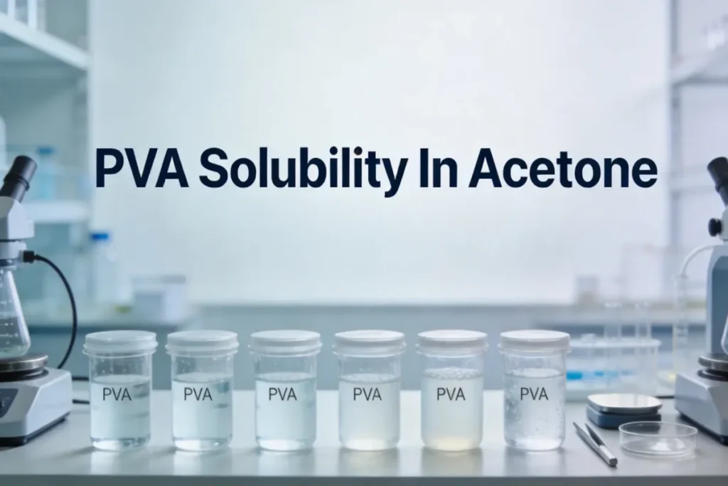 PVA Solubility in Acetone