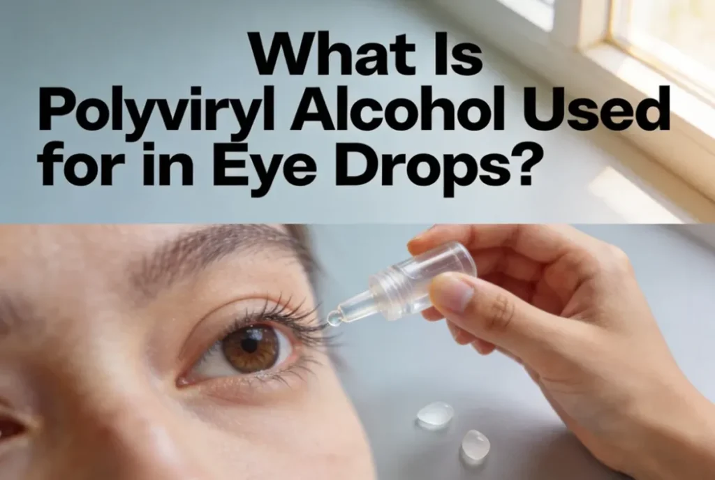 What Is Polyvinyl Alcohol Used for in Eye Drops?