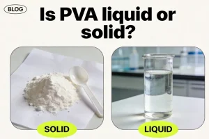 Is PVA liquid or solid?